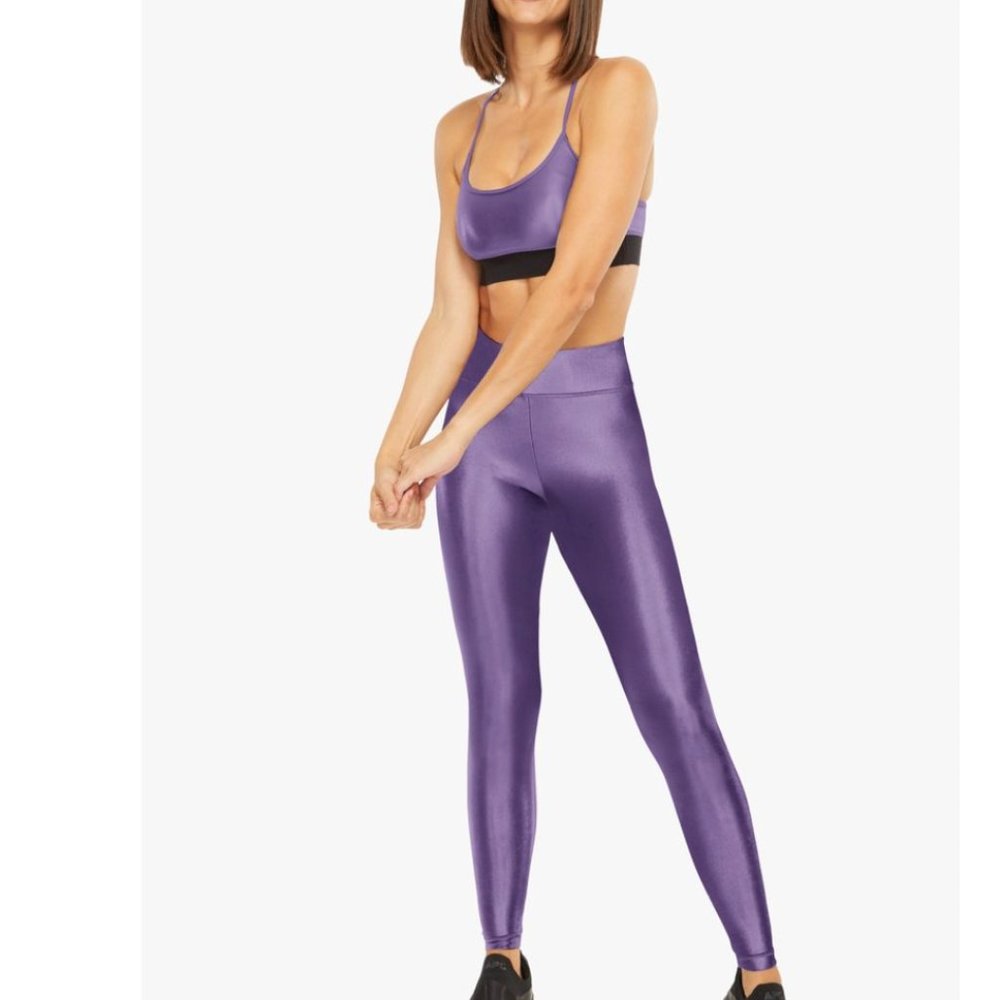 Koral Lustrous High Rise Leggings - Gothic Grape NWT